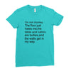 i'm not clumsy Ladies Fitted T-Shirt