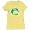 hulk's gym Ladies Fitted T-Shirt