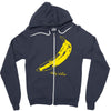 retro velvet underground andy warhol banana rock black t shirt sz s m Zipper Hoodie