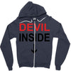 devil inside Zipper Hoodie