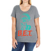 b Ladies Curvy T-Shirt