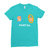 Portal Cat Ladies Fitted T-Shirt