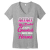 Mimi Was Created Because Need Real Heroes Women's V-Neck T-Shirt