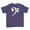 bass cleff funny Youth Tee