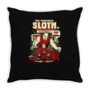 incredible sloth Throw Pillow