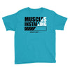 muscles installing Youth Tee