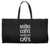 read books drink coffee eat chocolate pet cats Weekender Totes