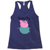 daddy pig Racerback Tank