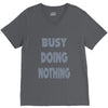 busy doing nothing girls V-Neck Tee