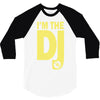 im a dj graphic tee mens 3/4 Sleeve Shirt