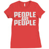 people are people Ladies Fitted T-Shirt