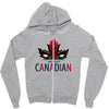 mouthy canadian Zipper Hoodie