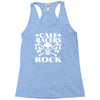 biker t shirt cafe racers ton up boys rockers greasers rock Racerback Tank