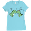 t rex problems Ladies Fitted T-Shirt