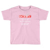 entropy Toddler T-shirt