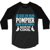 papa pompier 3/4 Sleeve Shirt