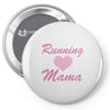 running mama Pin-back button