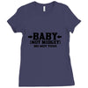 baby not midget do not toss Ladies Fitted T-Shirt