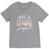 voila a quoi ressemble le papou parfait2 V-Neck Tee