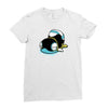 drooly snake slug thing Ladies Fitted T-Shirt