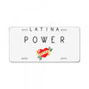 latina power with cute heart License Plate