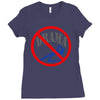 no drama Ladies Fitted T-Shirt