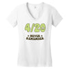 never remember Women's V-Neck T-Shirt