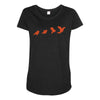 Origami Animal Maternity Scoop Neck T-shirt