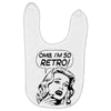 oh my god i am so retro Baby Bibs