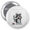 anxious cat Pin-back button