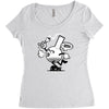 wake &amp; sake Women's Triblend Scoop T-shirt