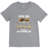 april girl is a perfect combination of princess and warrior V-Neck Tee