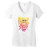 lion spirit Women's V-Neck T-Shirt
