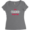 i am a teacher Women's Triblend Scoop T-shirt