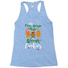 my first grade kids are smart cookies Racerback Tank