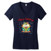 hippie holidays Women's V-Neck T-Shirt