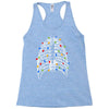 skeleton christmas tree Racerback Tank