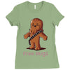 hug a wookiee Ladies Fitted T-Shirt