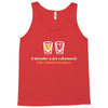 a bartender is just a pharmacist with a limited inventory Tank Top