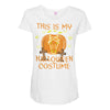 this is my halloween costume Maternity Scoop Neck T-shirt
