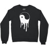yang and yin dripping chinese symbol fashion geek samurai Crewneck Sweatshirt