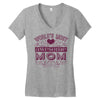 world's most awesome mom Women's V-Neck T-Shirt