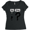 wait,what Women's Triblend Scoop T-shirt