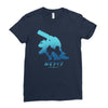 mega water Ladies Fitted T-Shirt
