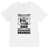 Never Underestimate A Dad With An Engineering Degree V-Neck Tee