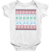 christmas ugly Baby Bodysuit
