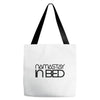 namastay in bed Tote Bags