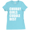 chubby girls cuddle best Ladies Fitted T-Shirt