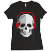 Sound Skull Ladies Fitted T-Shirt