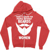 funny beards Zipper Hoodie